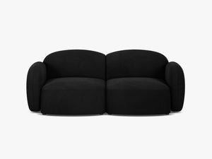 Scandinavian Corner Sofa – Feather-Filled Comfort with Wooden Legs W286