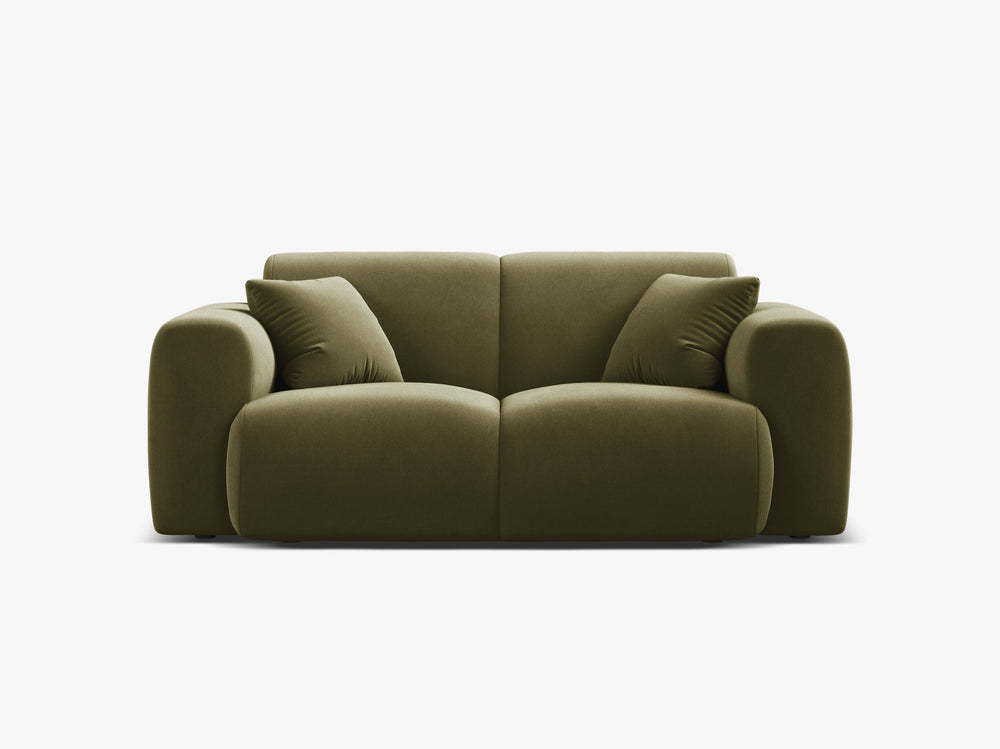 Modern 2-Seater Sofa with Rounded Design & Soft Comfort W170