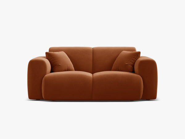 Modern 2-Seater Sofa with Rounded Design & Soft Comfort W170