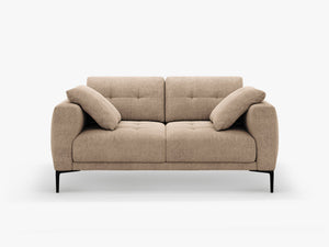 2-Seater Sofa with Deep Seating – Modern Design with Metal Legs W161