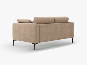 2-Seater Sofa with Deep Seating – Modern Design with Metal Legs W161