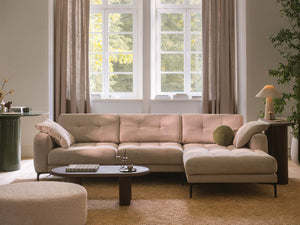 2-Seater Sofa with Deep Seating – Modern Design with Metal Legs W161