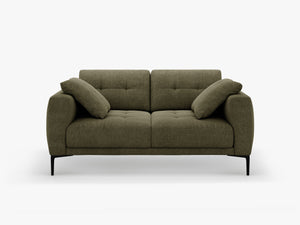 2-Seater Sofa with Deep Seating – Modern Design with Metal Legs W161