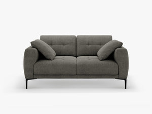 2-Seater Sofa with Deep Seating – Modern Design with Metal Legs W161