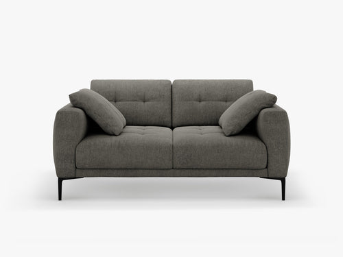 2-Seater Sofa with Deep Seating – Modern Design with Metal Legs W161