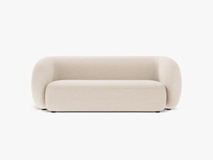 Compact 2-Seater Sofa with Curved Design & Soft Comfort W183