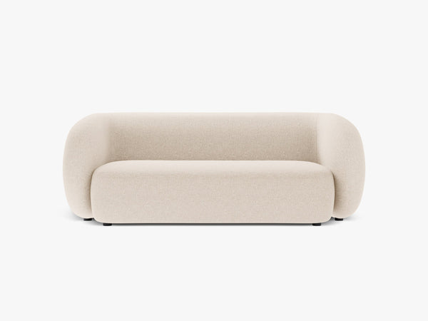 Compact 2-Seater Sofa with Curved Design & Soft Comfort W183