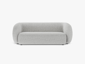 Compact 2-Seater Sofa with Curved Design & Soft Comfort W183
