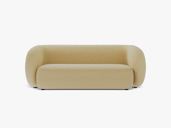Compact 2-Seater Sofa with Curved Design & Soft Comfort W183