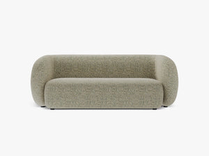 Compact 2-Seater Sofa with Curved Design & Soft Comfort W183