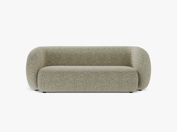 Compact 2-Seater Sofa with Curved Design & Soft Comfort W183