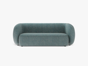 Compact 2-Seater Sofa with Curved Design & Soft Comfort W183