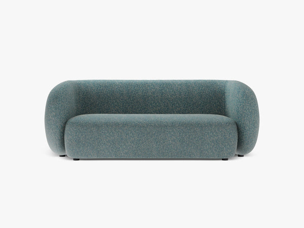 Compact 2-Seater Sofa with Curved Design & Soft Comfort W183
