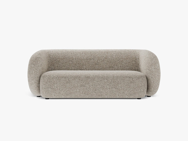 Compact 2-Seater Sofa with Curved Design & Soft Comfort W183
