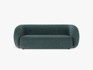 Compact 2-Seater Sofa with Curved Design & Soft Comfort W183