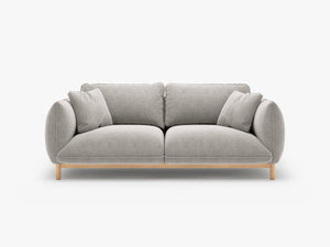 Scandinavian Style 2-Seater Sofa – Compact Wooden Frame Couch W178