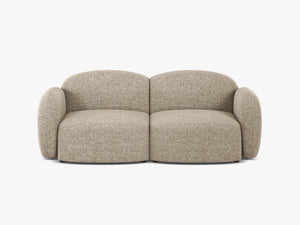 Scandinavian Corner Sofa – Feather-Filled Comfort with Wooden Legs W286