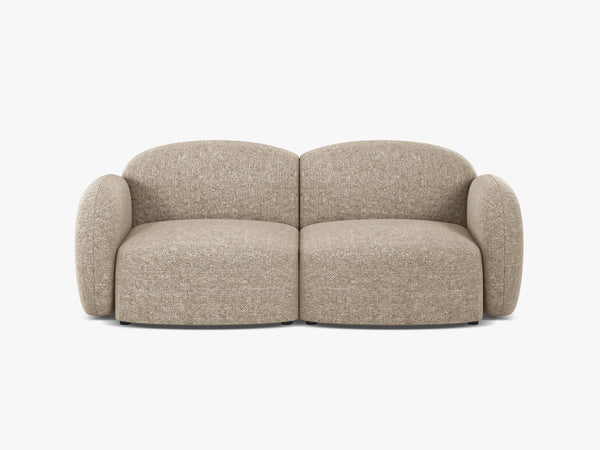 Scandinavian Corner Sofa – Feather-Filled Comfort with Wooden Legs W286