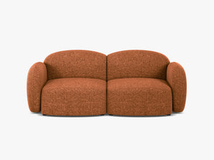 Scandinavian Corner Sofa – Feather-Filled Comfort with Wooden Legs W286