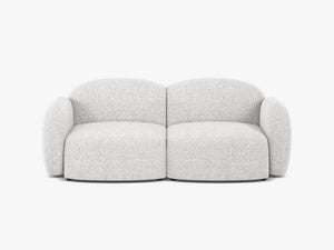 Scandinavian Corner Sofa – Feather-Filled Comfort with Wooden Legs W286