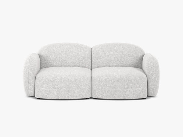 Scandinavian Corner Sofa – Feather-Filled Comfort with Wooden Legs W286