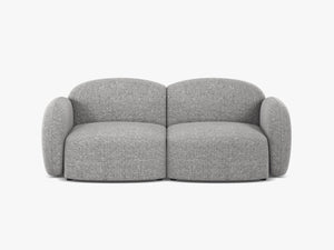 Scandinavian Corner Sofa – Feather-Filled Comfort with Wooden Legs W286