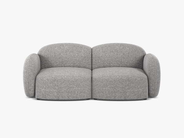 Scandinavian Corner Sofa – Feather-Filled Comfort with Wooden Legs W286
