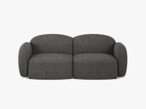 Scandinavian Corner Sofa – Feather-Filled Comfort with Wooden Legs W286
