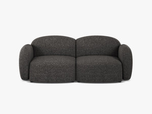 Scandinavian Corner Sofa – Feather-Filled Comfort with Wooden Legs W286