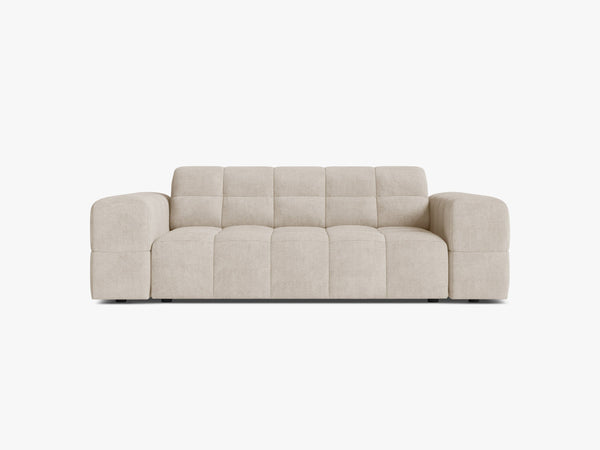 Modern 2-Seater Sofa – Upholstered Deep Seat Couch with Tufted Design W178