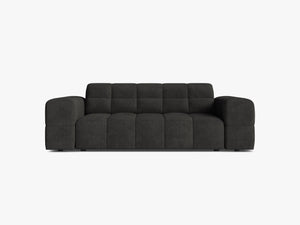 Modern 2-Seater Sofa – Upholstered Deep Seat Couch with Tufted Design W178