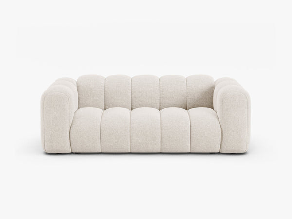 Modern 2-Seater Sofa with Curved Design & Soft Comfort W200