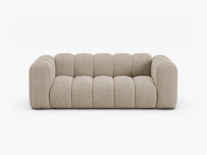 Modern 2-Seater Sofa with Curved Design & Soft Comfort W200