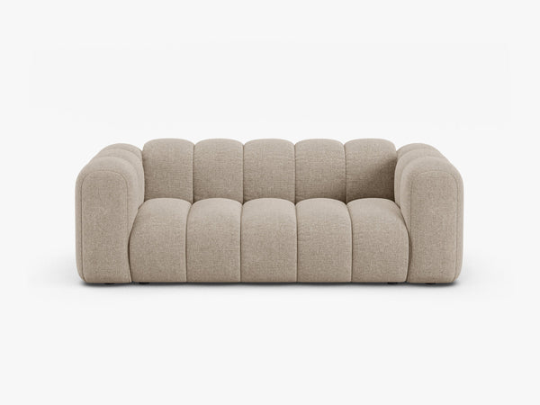 Modern 2-Seater Sofa with Curved Design & Soft Comfort W200