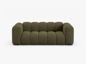 Modern 2-Seater Sofa with Curved Design & Soft Comfort W200