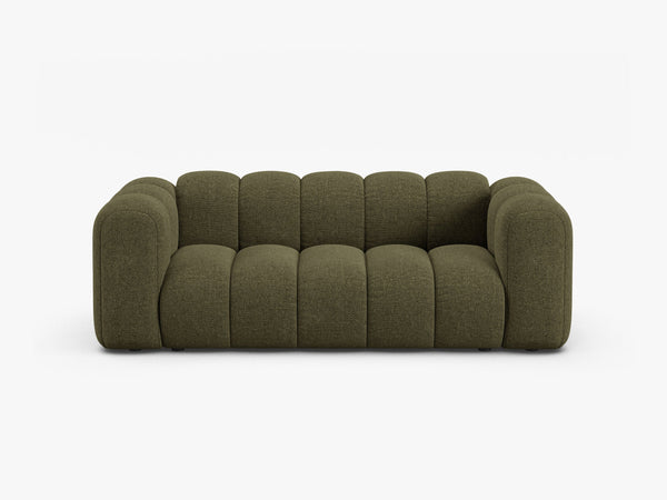 Modern 2-Seater Sofa with Curved Design & Soft Comfort W200