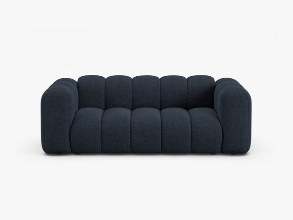 Modern 2-Seater Sofa with Curved Design & Soft Comfort W200