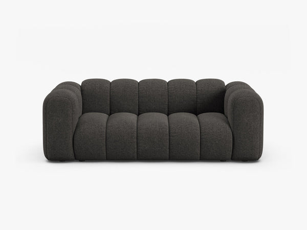 Modern 2-Seater Sofa with Curved Design & Soft Comfort W200
