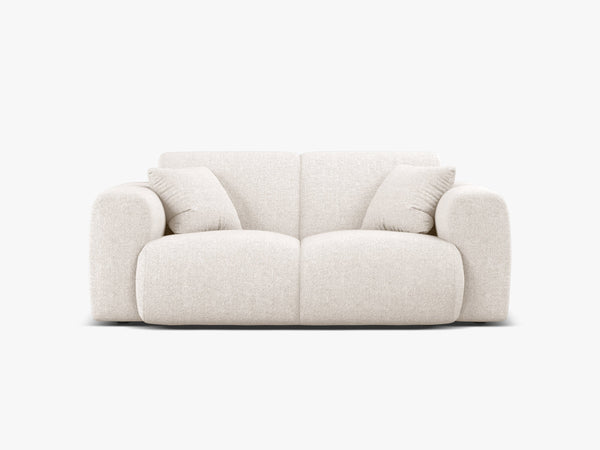 Modern 2-Seater Sofa with Rounded Design & Soft Comfort W170