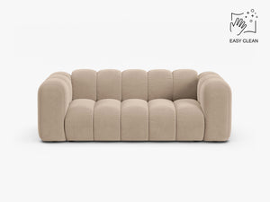Modern 2-Seater Sofa with Curved Design & Soft Comfort W200