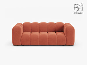 Modern 2-Seater Sofa with Curved Design & Soft Comfort W200