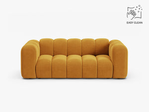 Modern 2-Seater Sofa with Curved Design & Soft Comfort W200