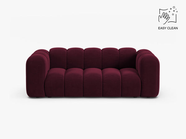 Modern 2-Seater Sofa with Curved Design & Soft Comfort W200