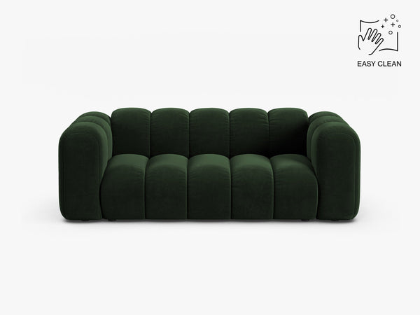 Modern 2-Seater Sofa with Curved Design & Soft Comfort W200
