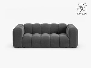 Modern 2-Seater Sofa with Curved Design & Soft Comfort W200