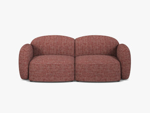 Scandinavian Corner Sofa – Feather-Filled Comfort with Wooden Legs W286