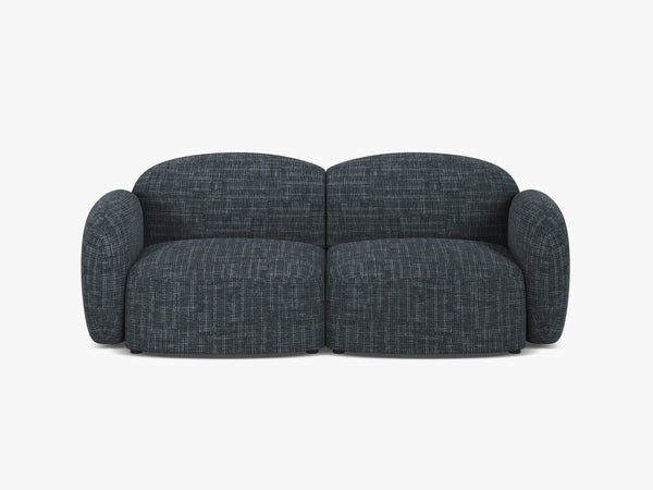 Scandinavian Corner Sofa – Feather-Filled Comfort with Wooden Legs W286