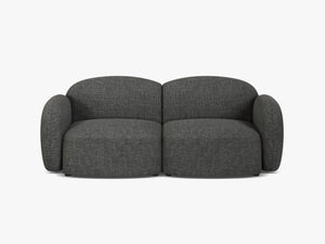 Scandinavian Corner Sofa – Feather-Filled Comfort with Wooden Legs W286