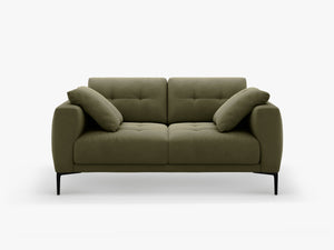 2-Seater Sofa with Deep Seating – Modern Design with Metal Legs W161