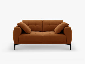 2-Seater Sofa with Deep Seating – Modern Design with Metal Legs W161